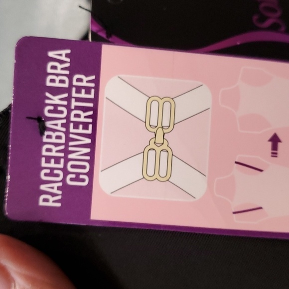 SOFRA, BLACK BRA, NWT. 38B. Razorback converter. Light padded. With wire. - Picture 2 of 10